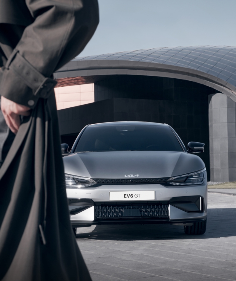 kia ev6 z przodu