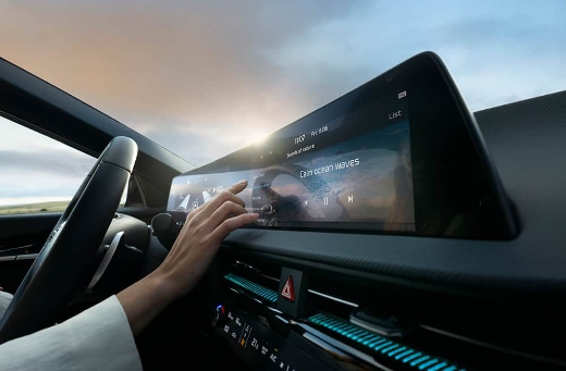 Panoramiczny ekran w kia ev6
